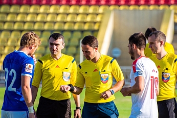 Судейская бригада финального матча розыгрыша Кубка СФФ «Центр»