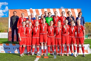 "Академия Футбола" - серебряный призер финала I Лиги среди женских команд!