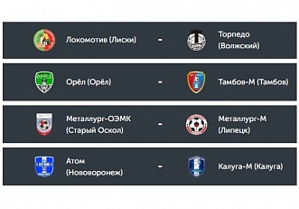 Жеребьевка 1/4 финала Кубка СФФ "Центр"